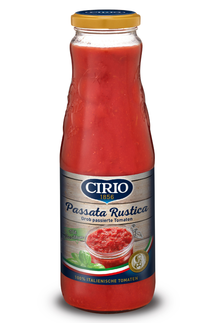 Cirio Passata Rustica con Basilico 680g