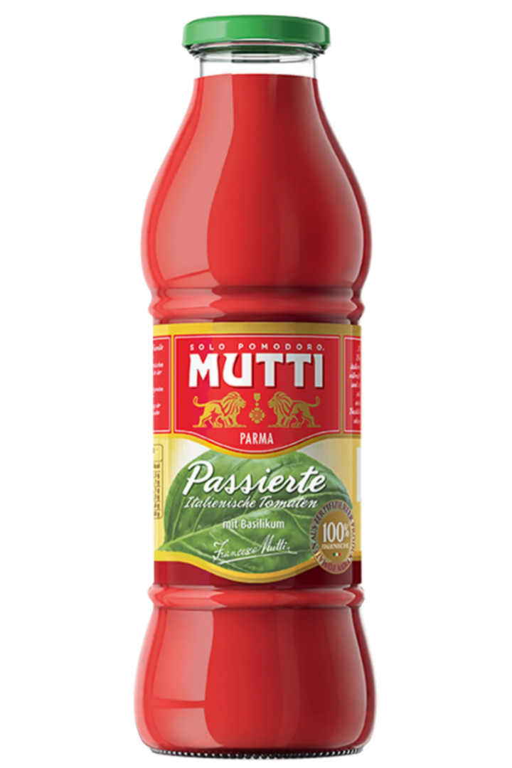 Mutti Passata di Pomodoro con Basilico 700g