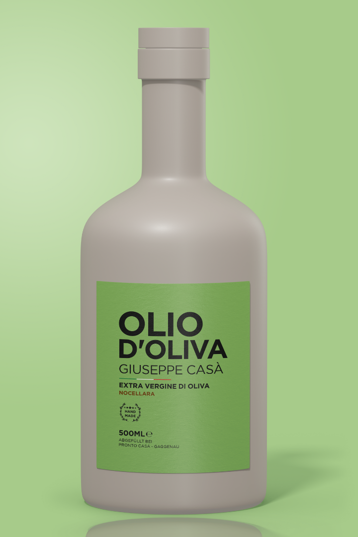 Olio d' Oliva 100% Nocellara di Giuseppe Casà 500ml