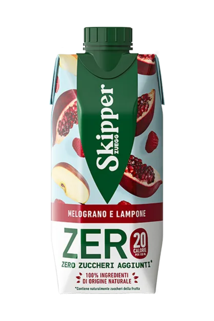 Skipper Succo Melograno Lampone Zero 330ml