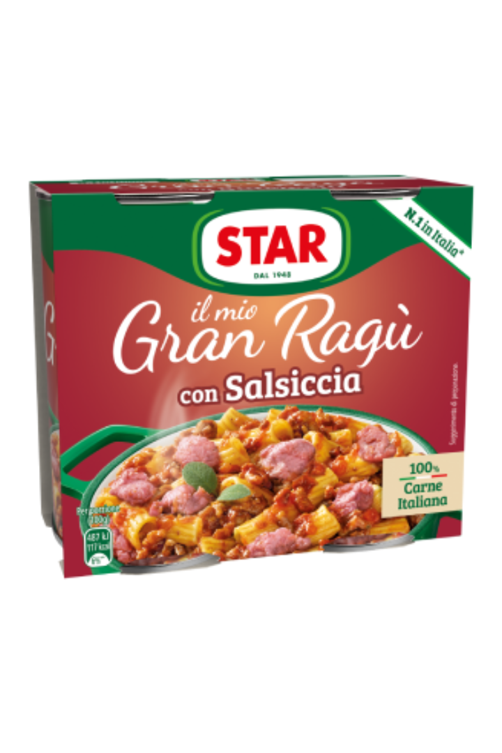 Star il mio Gran Ragù con Salsiccia 2 x 180g