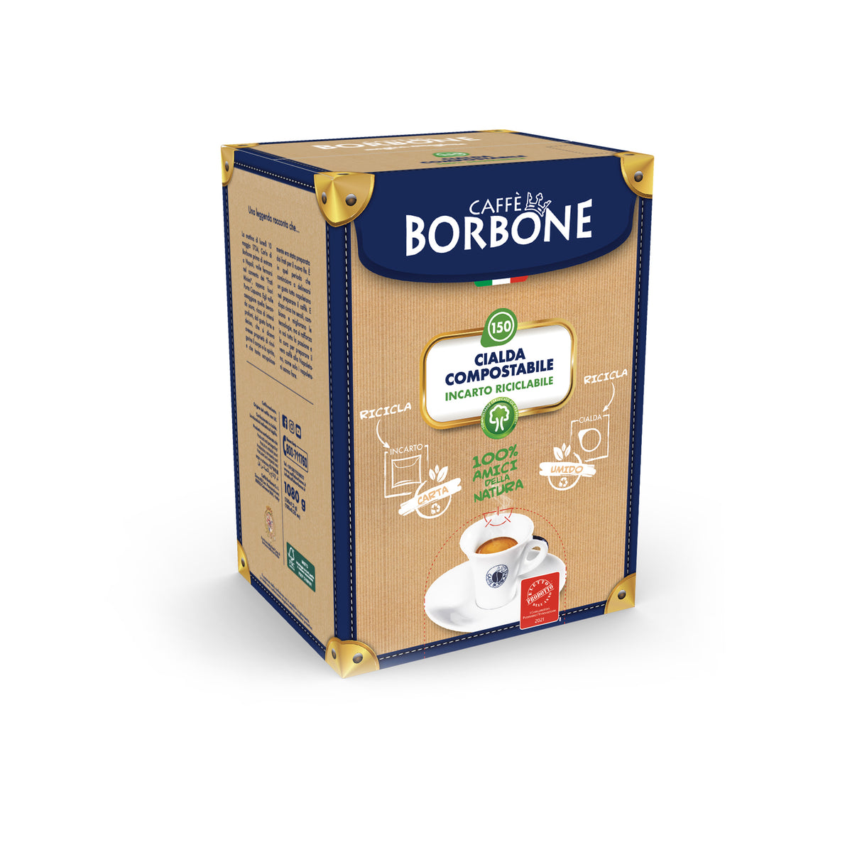Caffè Borbone 150st. Espressopads Blu / Blau -E.S.E-