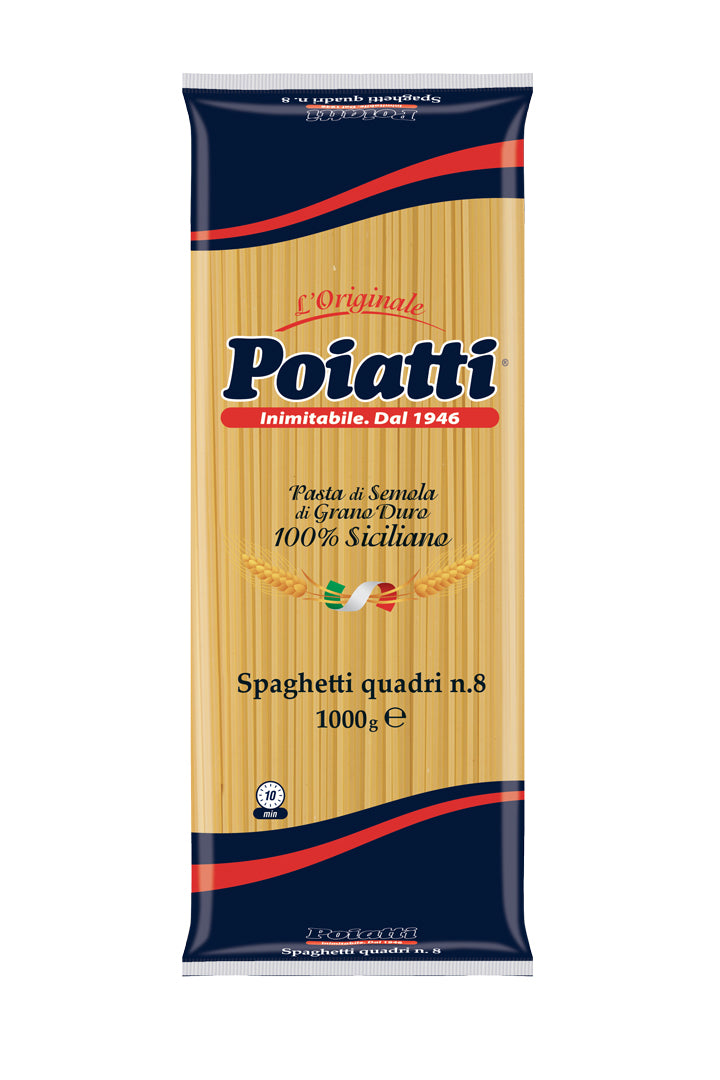 Poiatti Spaghetti Quadrati Nr. 8 1000 g