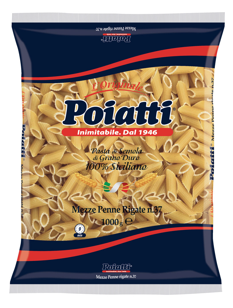 Poiatti Mezze Penne Rigate Nr. 37 1000 g