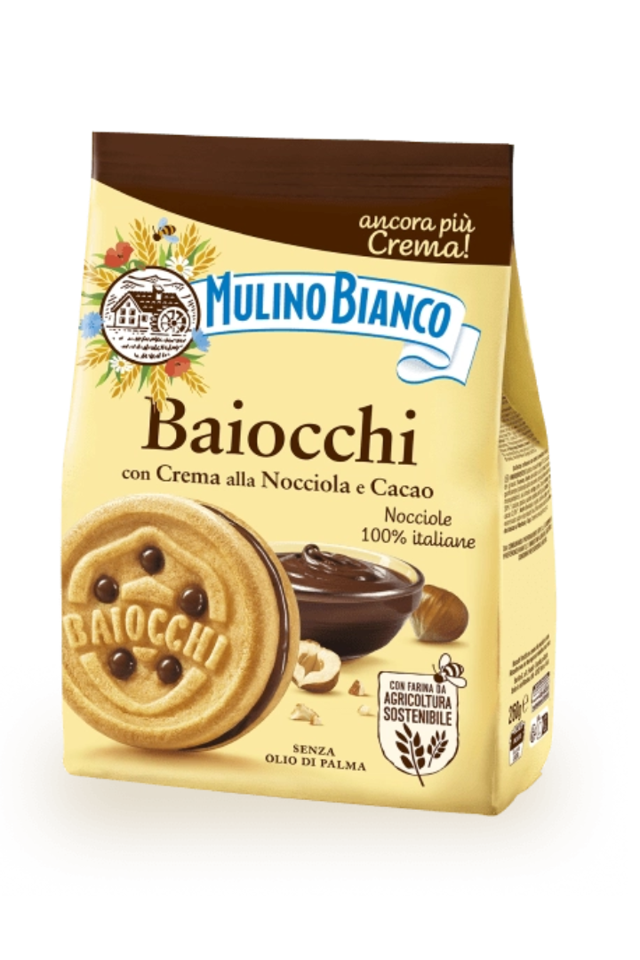 Mulino Bianco Baiocchi Nocciola 260g