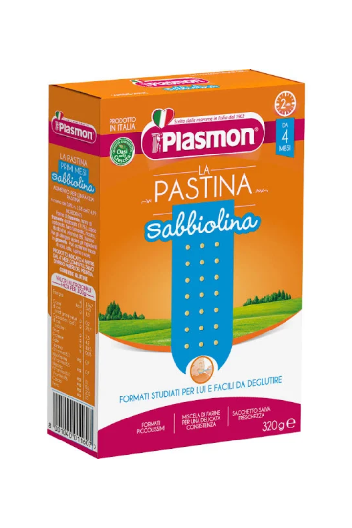 Plasmon Pastina Sabbiolina 4 Mesi 320g