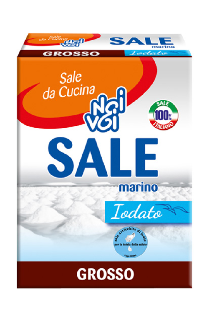 NOI&VOI Sale Marino Iodato Grosso 1 Kg