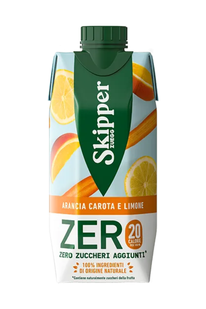 Skipper Succo Arancia Carota Limone Zero 330ml