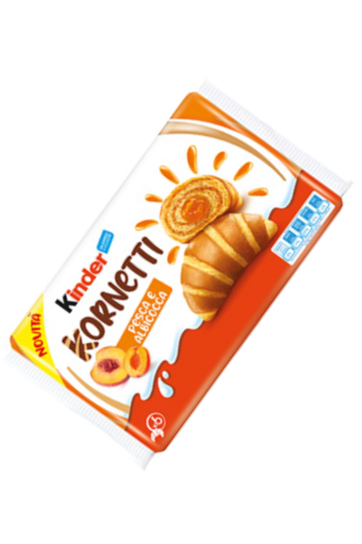 Ferrero Kinder Kornetti Pesca e Albicocca 6 Stk 252g