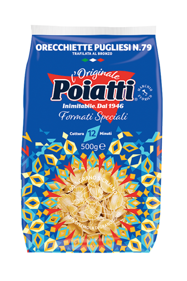 Poiatti Orecchiette Pugliesi Nr. 79 500g