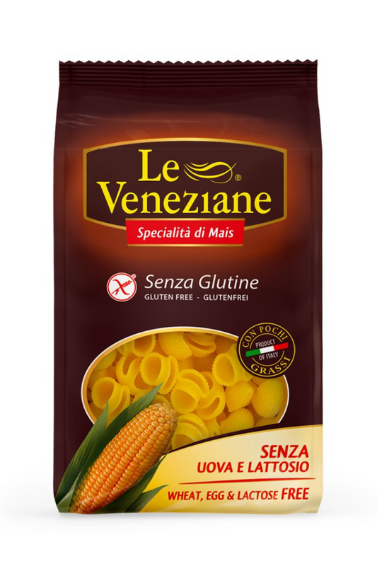Le Veneziane Pipe Rigate di Mais senza Glutine 250g