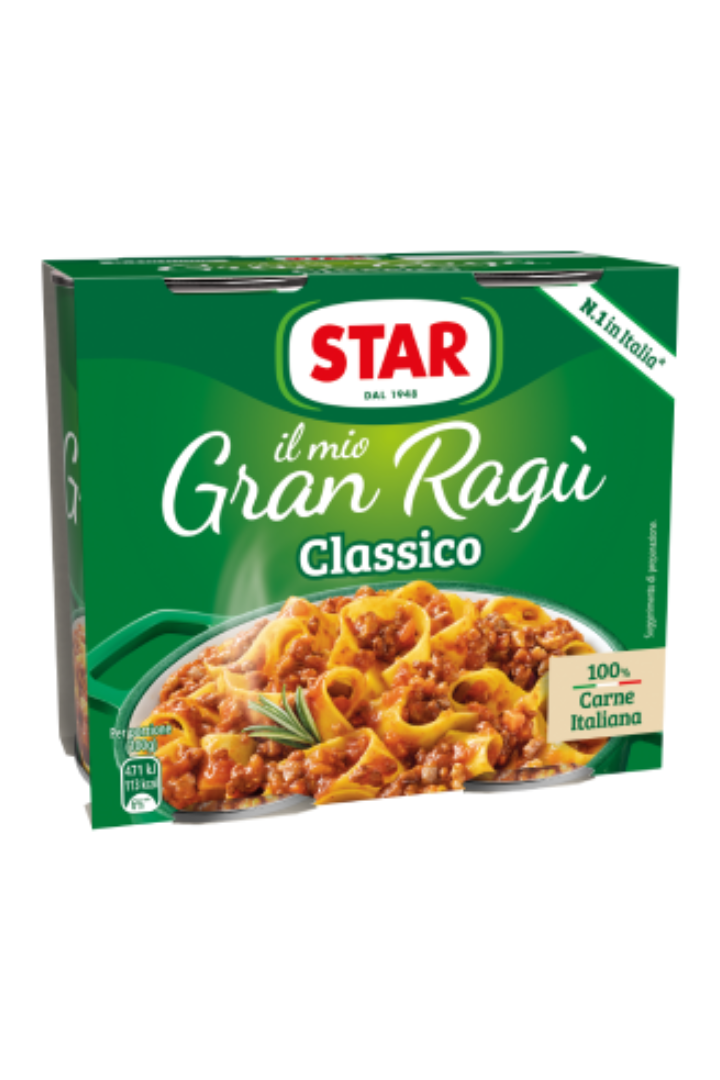 Star il mio Gran Ragù Classico senza Glutine 2 x 180g