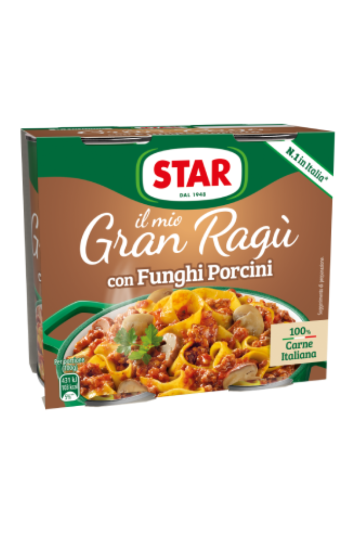 Star il mio Gran Ragù con Funghi Porcini 2 x 180g