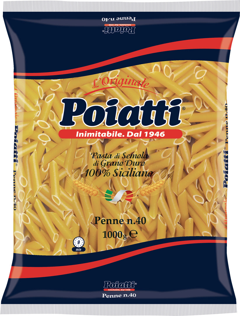 Poiatti Penne Lisce Nr. 40 1000 g